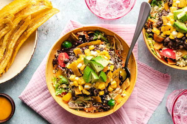 Photo of Vegan Cuban Black Bean Quinoa Bowl 