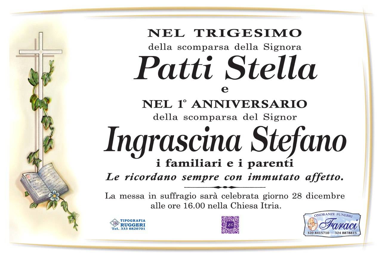 Patti Stella e Stefano Ingrascina