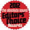 CARBON 7's GET 2012 ABSOLUTE SOUND EDITORS CHOICE AWARD!
