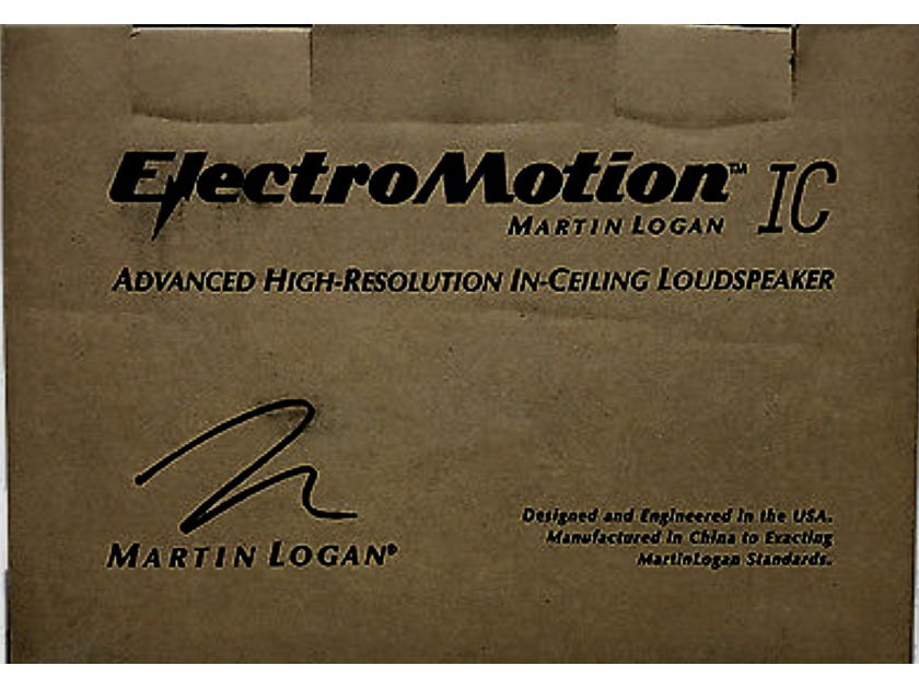 MartinLogan Electromotion IC In-Ceiling Speakers (NEW PAIR)