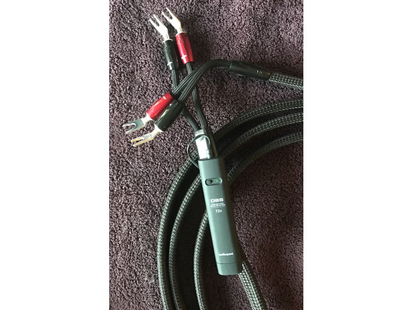 AudioQuest Castle Rock speaker cable, pair, PK-spade ends, 15 feet