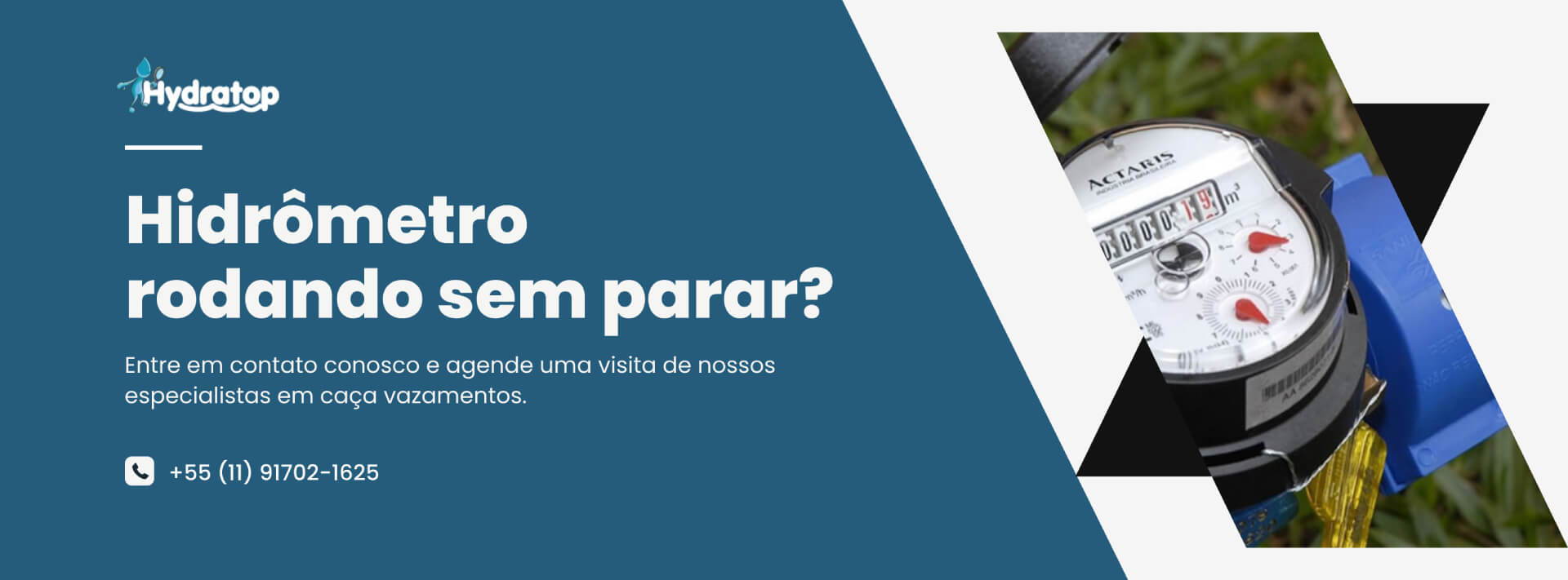 Hidrômetro rodando sem parar?