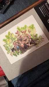 (Oulet) Hand Painted postcards bundle