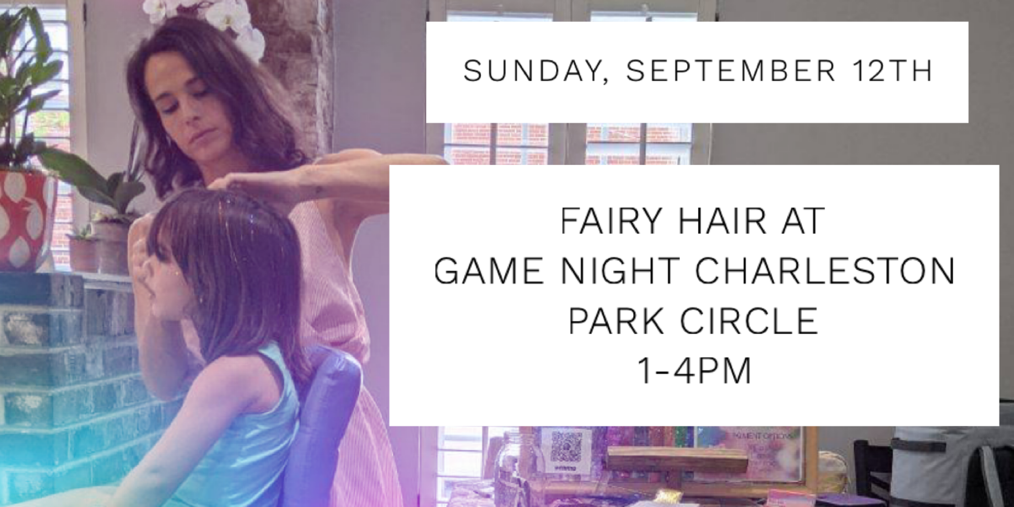 Fairy Hair in Park Circle at Game Night Charleston promotional image
