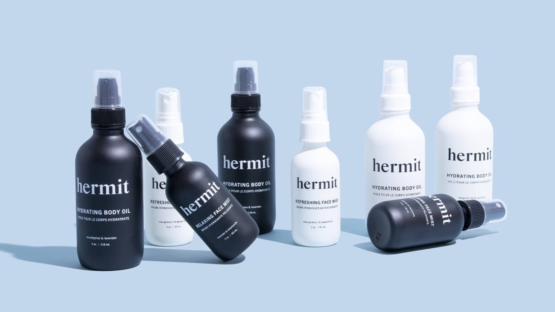 Featured image for Hermit Goods' Minimal Packaging System Reinvigorates A Sense Of Self Care
