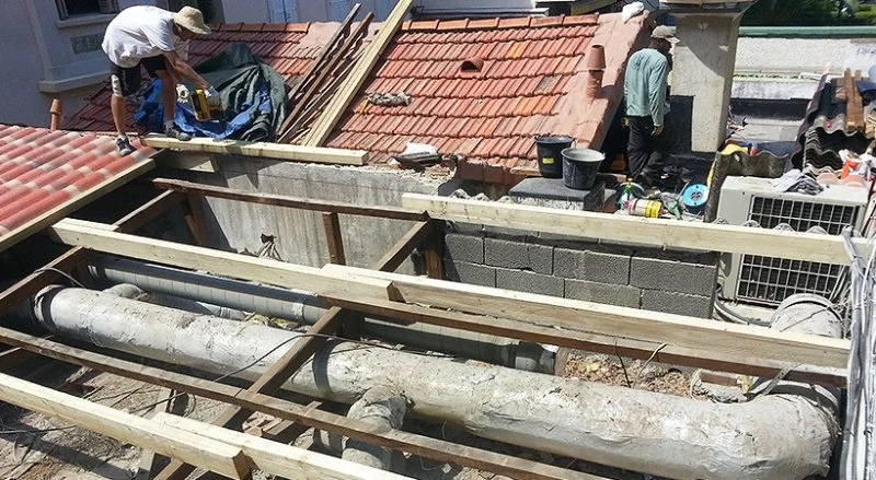 Pose de plaques sous tuiles (PST) sur charpente neuve à Cannes — photo 9 sur 10 — CEG TOITURE