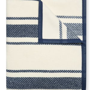Dockside Stripe Navy Blanket