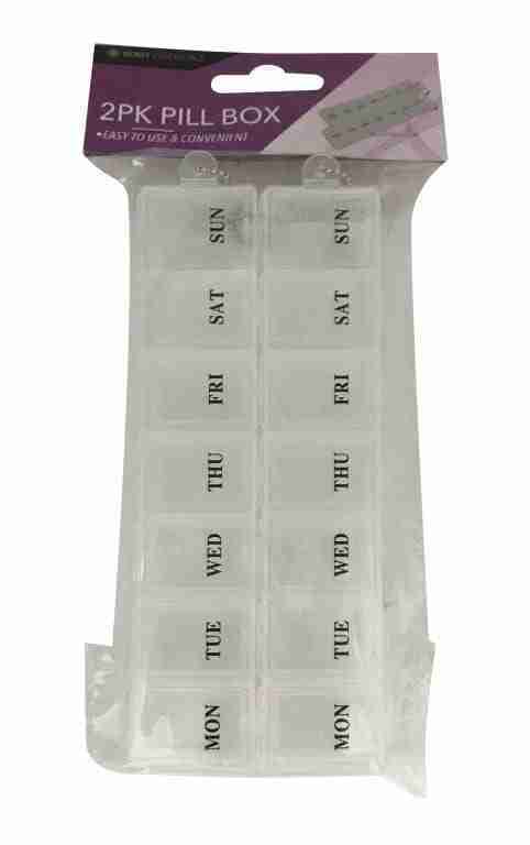 2Pk 7 Day Pill Organiser