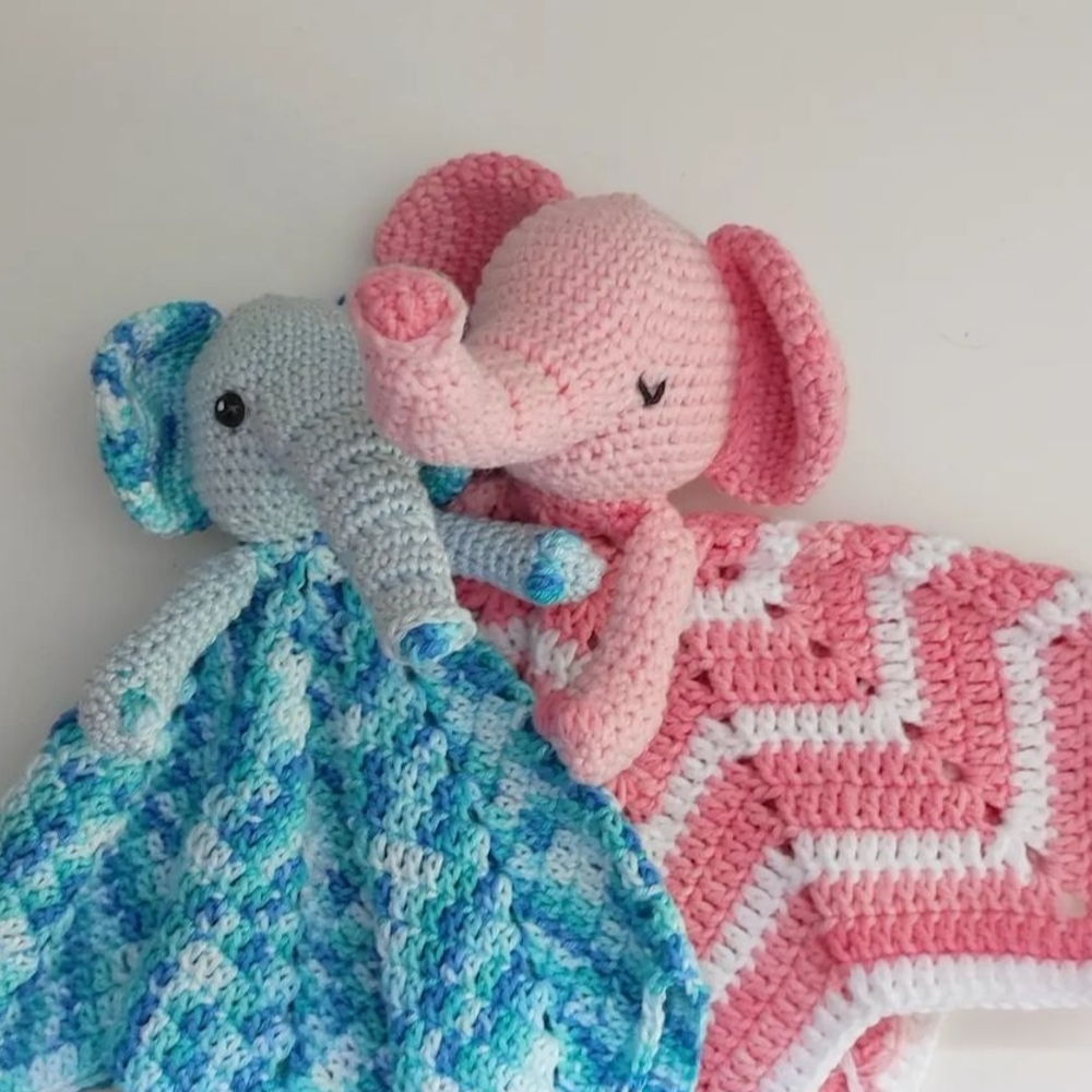 Knuffeldoekje olifant