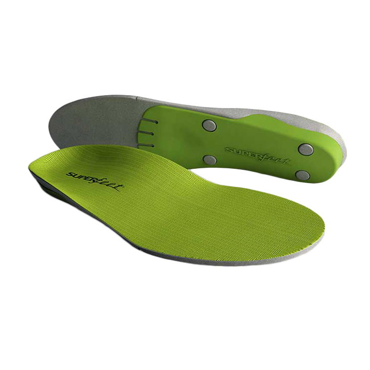 Walkhero Comfort and Support Plantar Fasciitis Feet Insoles vs Superfeet Green Insoles Slant