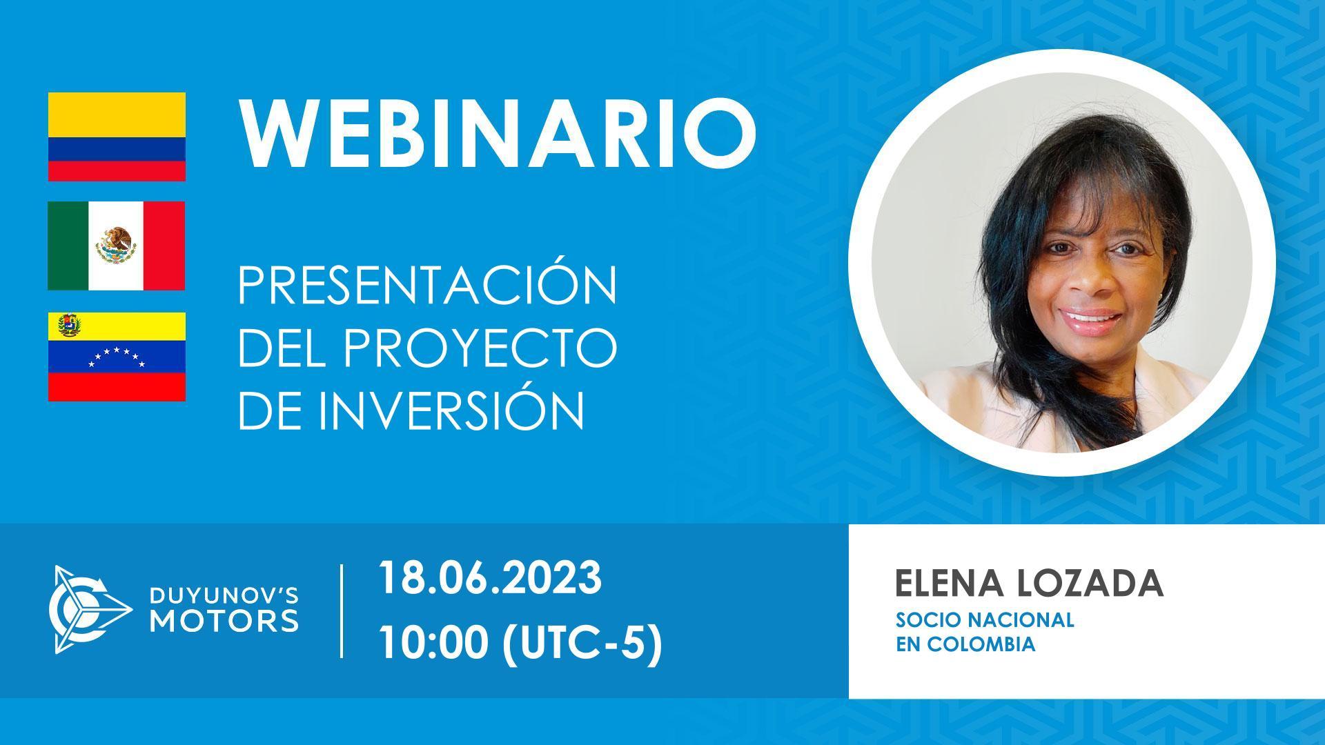 Latinoamerica. Presentación del proyecto de inversión "Motores de Duyunov"