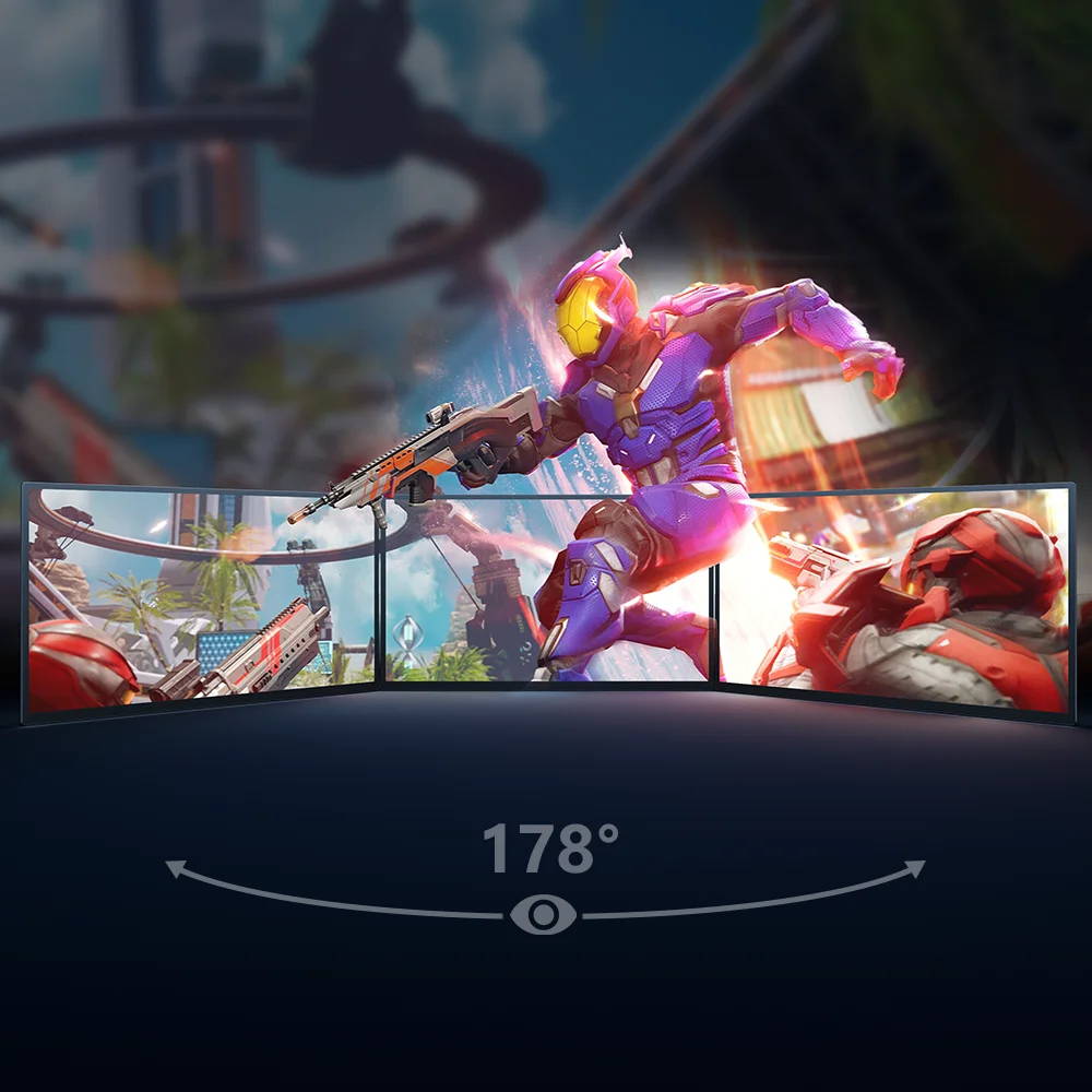 UMax 23 - 23.8 Inch 100Hz Computer Monitor 1080P HDR Mountable Display