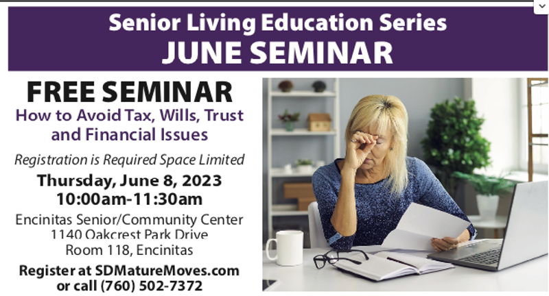 Senior Living Free Seminar