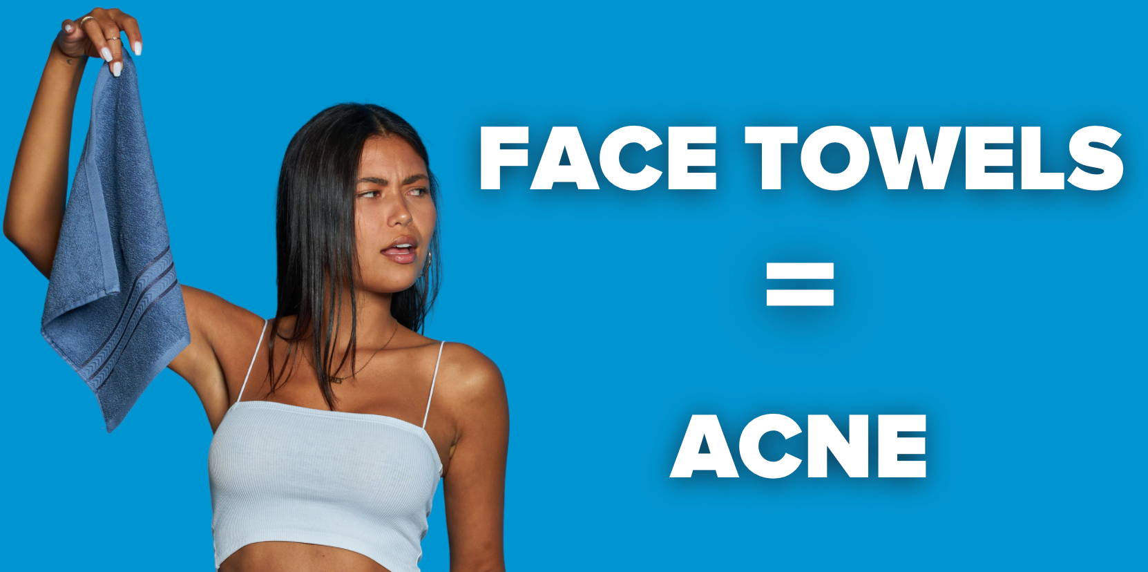 No, you don't need to use disposable face towels to prevent acne