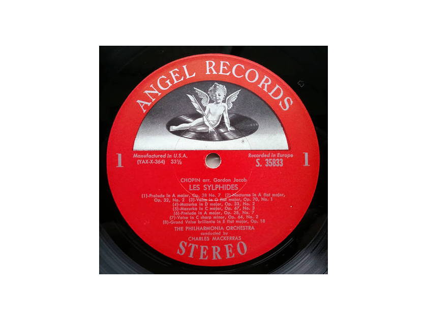 Angel Red Label | MACKERRAS/CHOPIN - Les Sylphides / MEYERBEER Les Patineurs / PONCHIELLI Dance of the Hours / NM