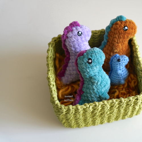 Tiny-Rex Pocket Dino Amigurumi grátis