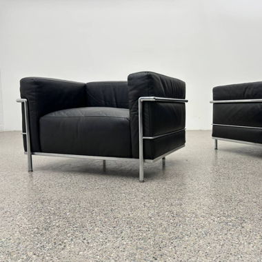 Cassina LC3 Sessel von Le Corbusier, frühe 1960er 