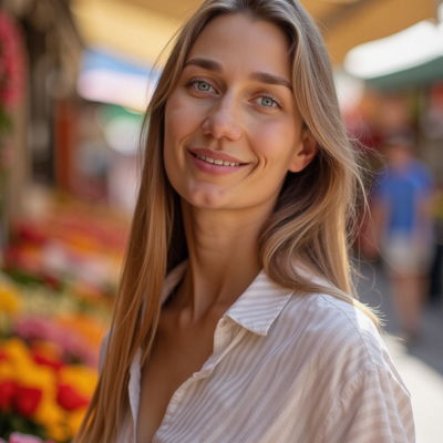 Photo generated by Secta Labs in style of Dating Photos