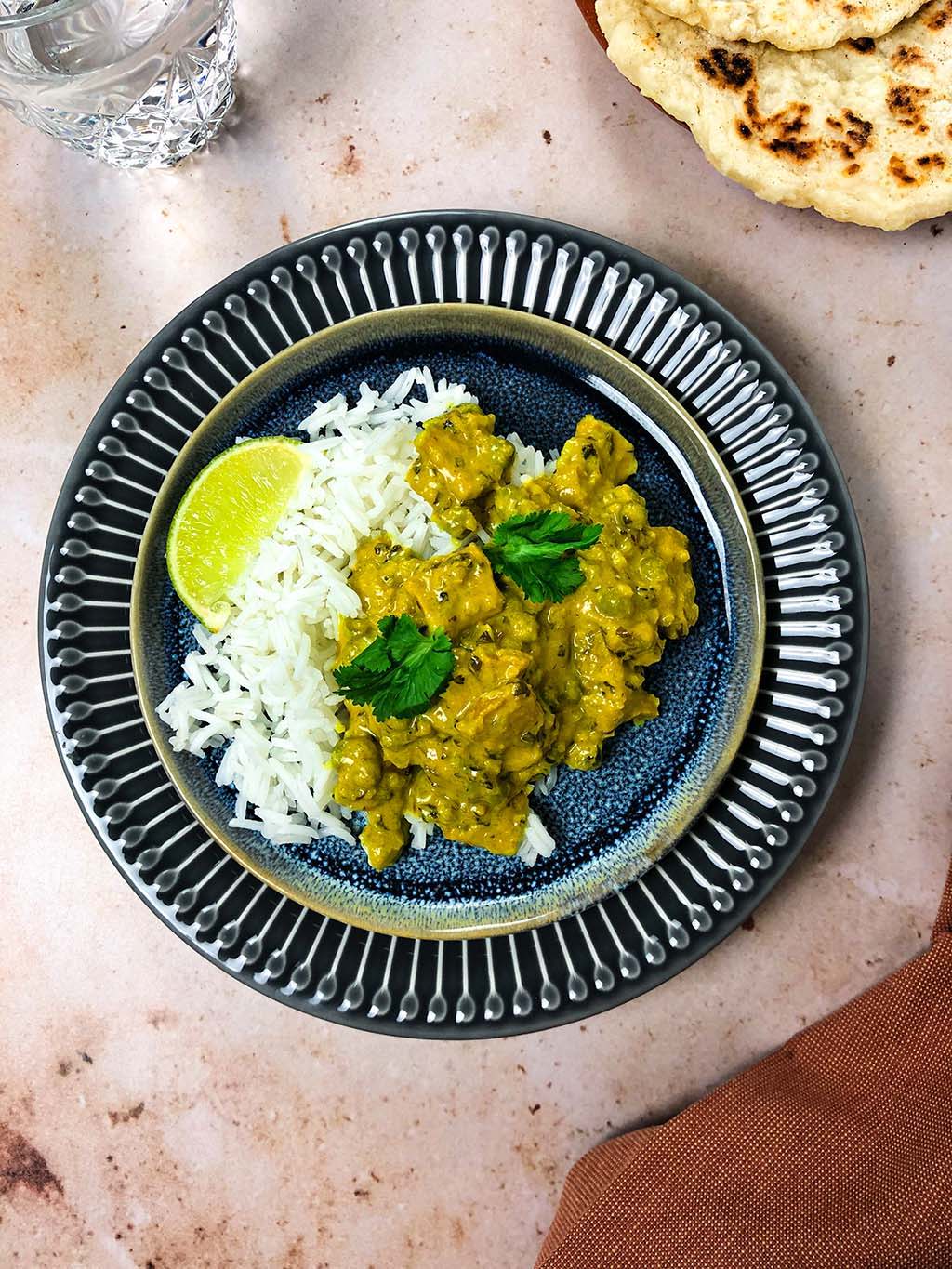 Vegan korma curry