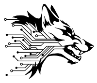 Betawolf intricate sock logo