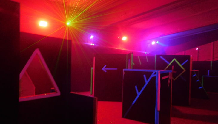 lasertag ingolstadt schanzer lasertag arena spielfeld