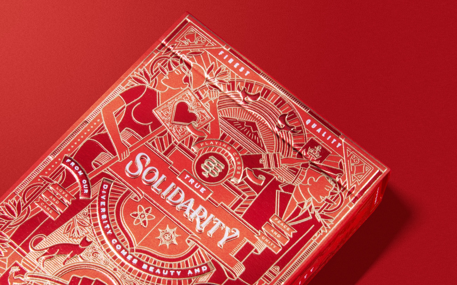 ‘Solidarity’ Playing Cards’ Packaging Is Intricate Beyond Belief