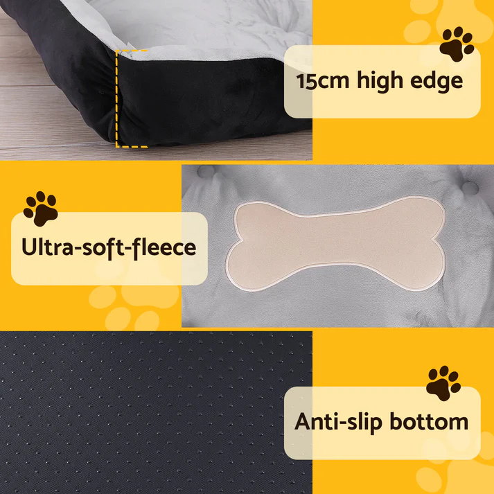 i.Pet Pet Bed Dog Bed Soft PP Cotton Mat Sleeping Comfy Cushion Washable Extra Large - Image 4