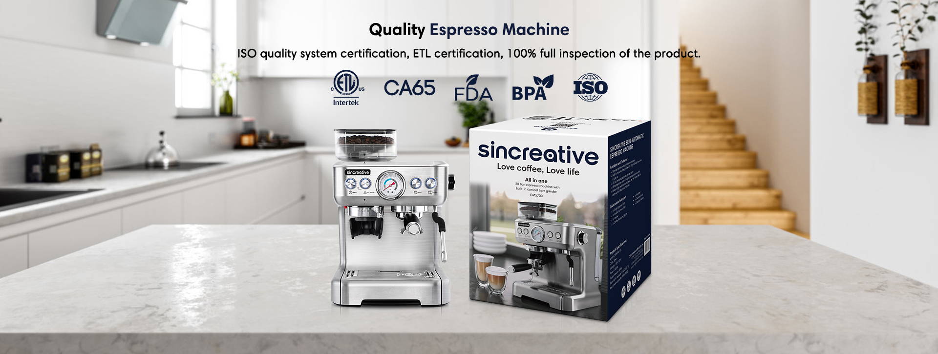 quality espresso machine for home use at a affordable price