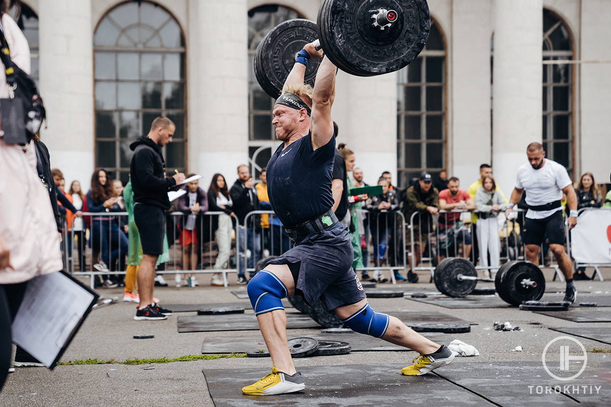 athlete weightlifting outside WBCM athlete weightlifting outside WBCM