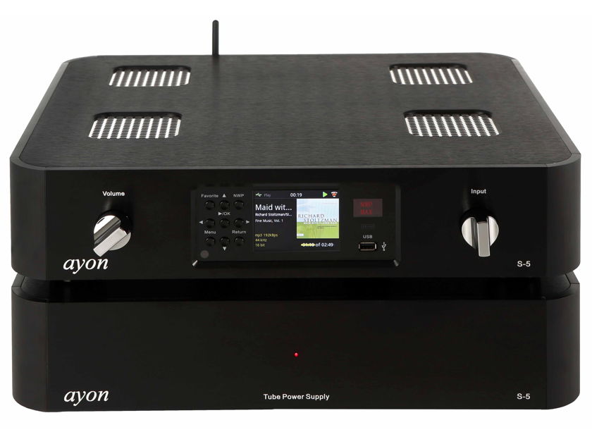 AYON AUDIO S-5 ULTIMATE TUBE MEDIA PLAYER AWARDED PRODUCT OF THE YEAR