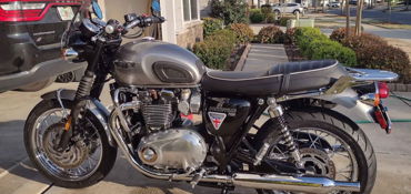 2020 TRIUMPH BONNEVILLE T120 motorcycle for rent near Marietta, GA