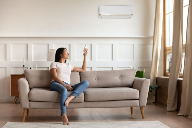 using ductless mini split heat pump to save on AC and heating costs