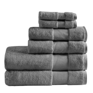 Madison Park Signature Turkish 6 Piece 100% Cotton Oversized Towel Set | Wayfair