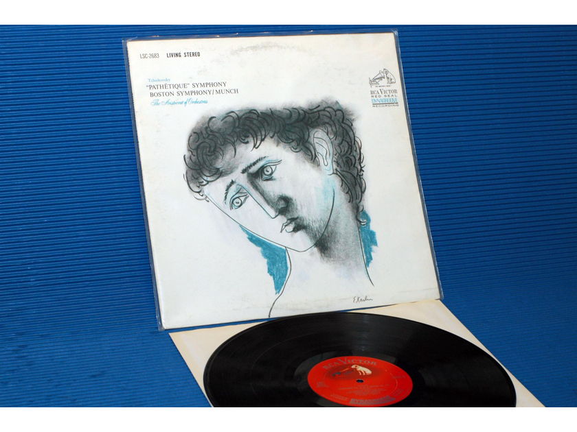 TCHAIKOVSKY / Munch  - "Pathetique' Symphony" -  RCA 'Shaded Dog' 1963 7S/3S