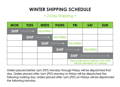Good CBD Winter Shipping Schedule