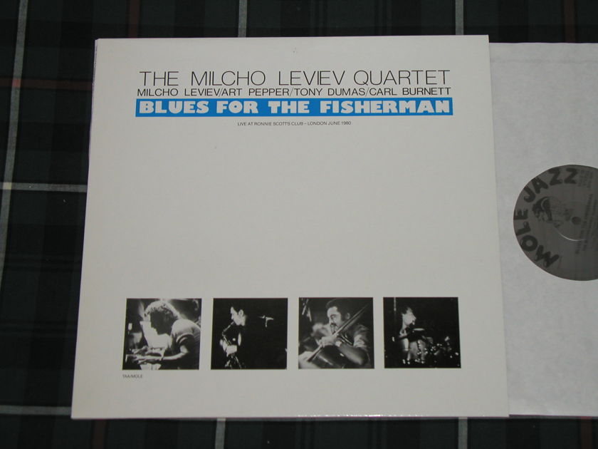 The Milcho Leviev Quartet Feat Art Pepper - "Blues For The Fisherman. Import  Mole Jazz. MOLE 1