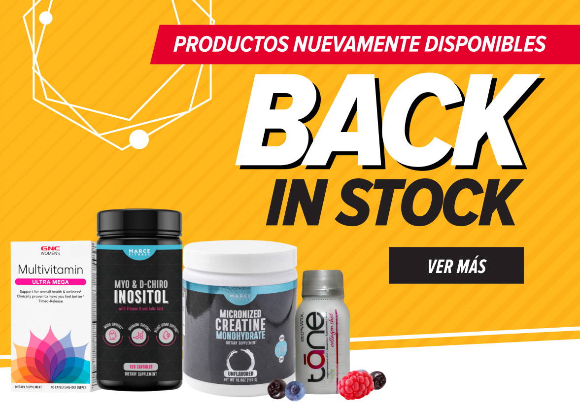 Productos de nuevo en stock