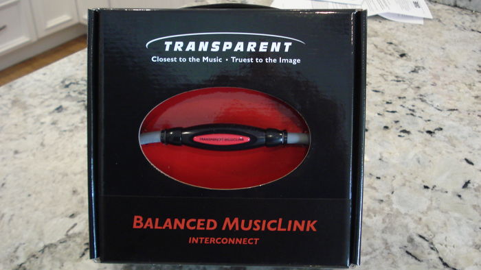 Transparent Audio Balanced MusicLink  1.5 meter XLR, ne...