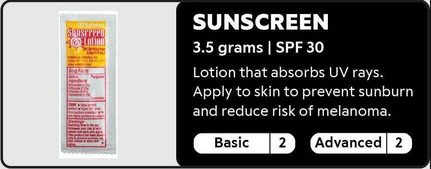 sunscreen