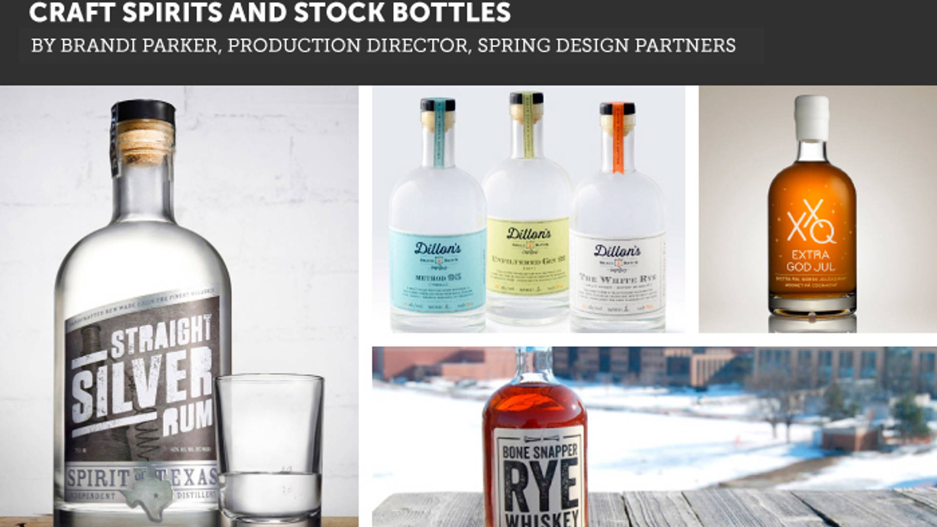 Featured image for Message in a Bottle: Craft Spirits and Stock Bottles