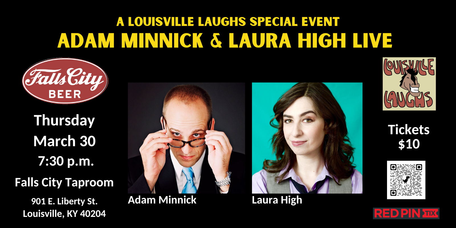 Adam Minnick and Laura High live at Falls City promotional image