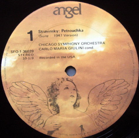 EMI Angel / GIULINI, - Stravinsky Petrouchka-Firebird, ...