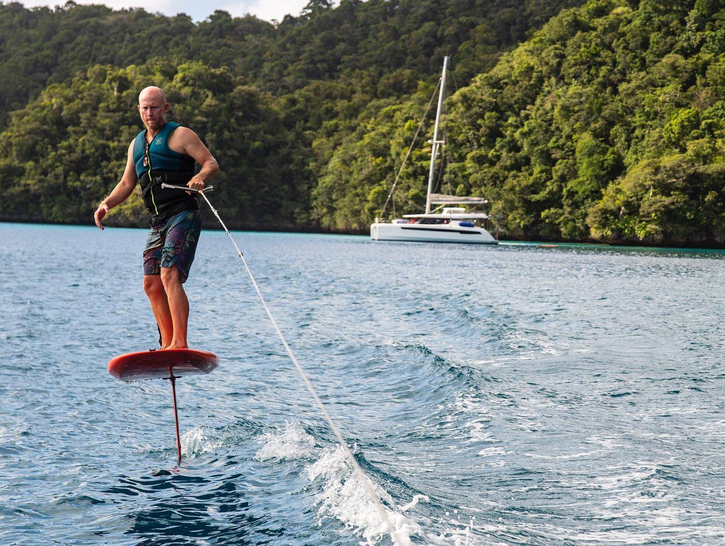 foilboarding, foiling, what is foilboarding?, Andy rides a foilboard