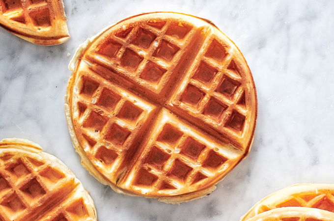 Gaufres aux blancs d’oeufs