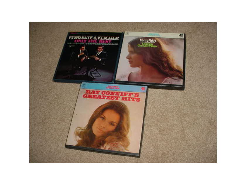 PERCY FAITH RAY CONNIFF - FERRANTE TEICHER LOT 3 REEL TO REEL TAPES