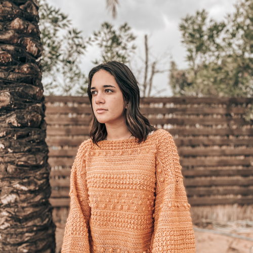 Jasmine Coral Sweater Crochet pattern