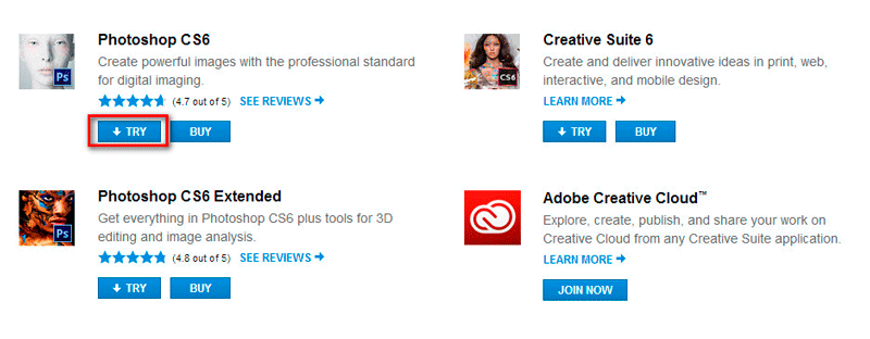 Установка программы Adobe Photoshop на ПК