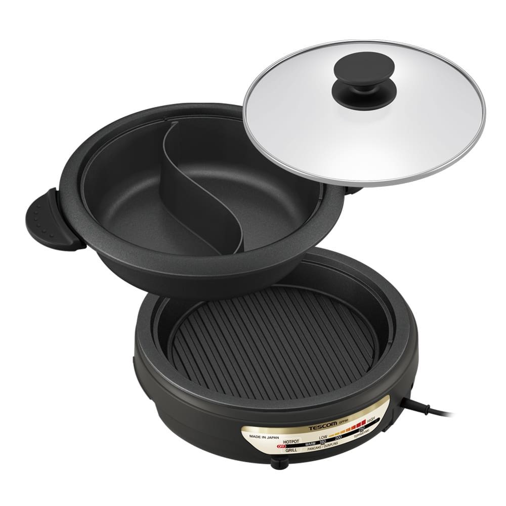 Tescom GPF60AU Hot Pot / Grill (2-in-1) Electric Cooker