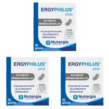 ERGYPHILUS® Plus - Probiotiques - Immunité - 30 - Lot de 3