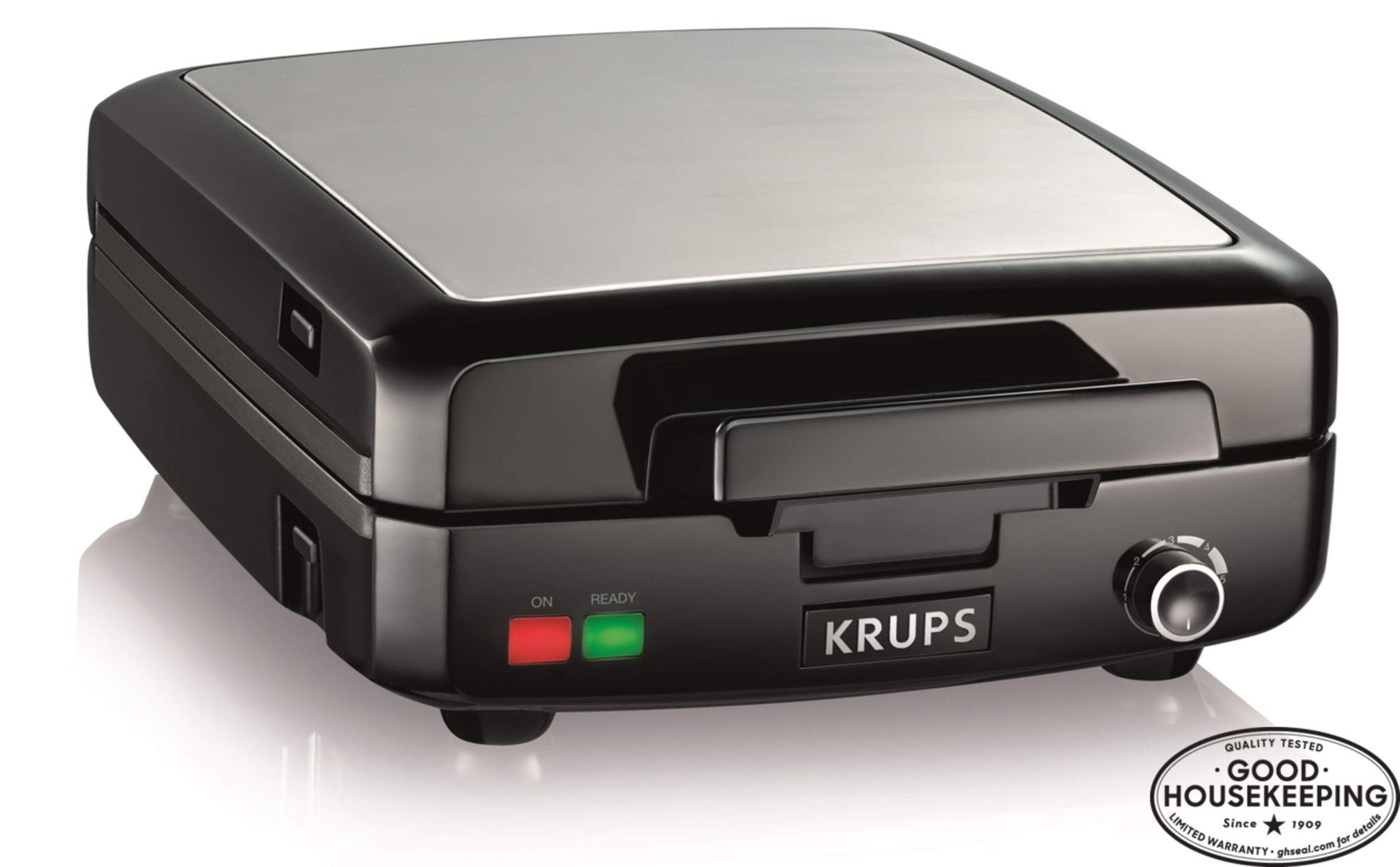 KRUPS Belgian Waffle Maker With Removable Plates (GQ502D) vs Cuisinart